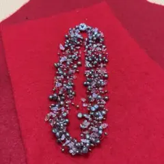 淡水パールとクリスタルのネックレス