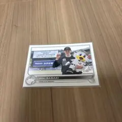 Topps 佐々木朗希 千葉ロッテマリーンズ カード