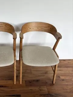 モモナチュラル LAME CHAIR ダイニングチェア②