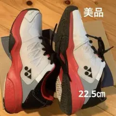 YONEX テニスシューズ　22.5㎝　一度試し履きのみホワイト/レッド