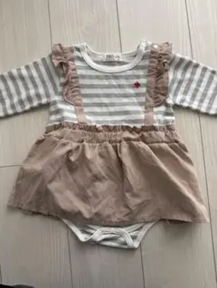 POLO Baby ストライプロンパース 80サイズ