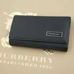 新品未使用品　BURBERRY LONDON キーケース　ノバチェック　ブラック