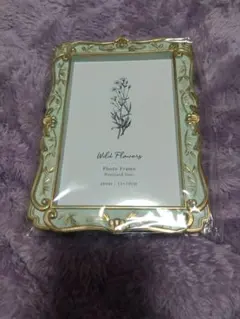 未使用♡レトロなフォトフレーム 約10x15cm