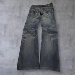 슈퍼 레어 리바이스 LX502 스터드 데님 W29 L32 농감 Y2K