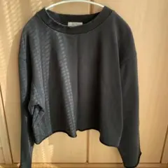 relume グレー クロップドスウェット