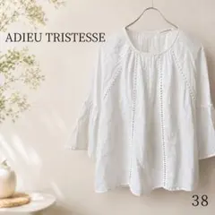 極美品】ADIEU TRISTESSE リネン100レースブラウス 2023 - メルカリ