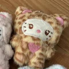 ハローキティ ヒョウ柄 豹柄 マスコット ぬいぐるみ キティ 2001
