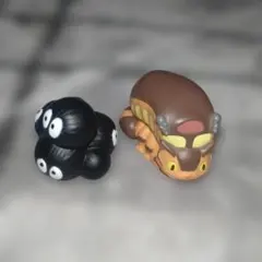 ネコバス　指人形　ススワタリ　指人形　まっくろくろすけ