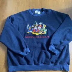 Disney Store ミッキーフレンズ 刺繍 ネイビー ヴィンテージのサムネイル