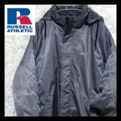 ラッセルアスレティック　ベンチコート　内ボア　キルティング　サイズM  グレー