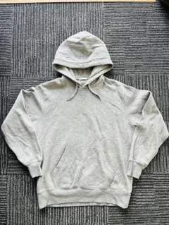 GU グレー フード付きパーカー