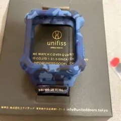 一点限定♪ 高級 アップルウォッチ バンド　カモフラージュブルー