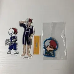 僕のヒーローアカデミア　轟焦凍　極楽湯アクスタ・ラバーストラップ・ステッカー