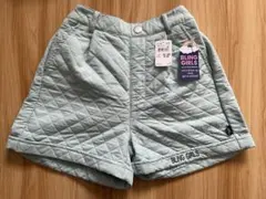 新品 BLING GIRLS キルティング半ズボン ハーフパンツミント 150