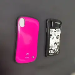 iFace ピンクケース & GE3Kデザインケース