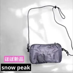 snow peak サコッシュ ショルダーバッグ グレー スノーピーク 財布のサムネイル