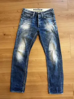 未使用級】DENHAM BOLT デンハム ボルト ストレッチデニム W32 - メルカリ