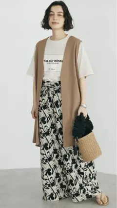 CRAFT STANDARD BOUTIQUE カットジョーゼットベスト
