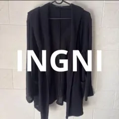 INGNIレディース 羽織フード付き 黒Mサイズ