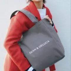 DEAN & DELUCA 特大デリバッグ トートバッグ チャコールグレー