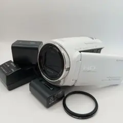 SONY HDR-CX670 ハンディカム　ビデオカメラ　ホワイト Amazon | 【整備済み品】 SONY HDビデオカメラ Handycam HDR-CX670