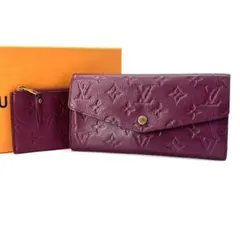 マ*ー様 ルイヴィトン アンプラント ポルトフォイユ キュリーズ 長財布　ボルド