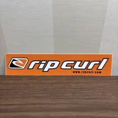 ⭐︎お値下中【希少デザイン】rip curl ステッカー オレンジ1枚のサムネイル