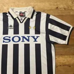 ユベントス Sony 95–96 ユニフォーム kappa - メルカリ