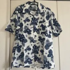 オリオン アロハシャツ ネイビー Mサイズ
