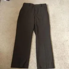 ユニクロ　パンツ　ツータック　レディース　L チェック