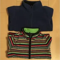 〈ユニクロ〉130cm フリース2枚セット