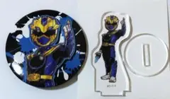 ゴジュウジャー　グラフアート　アクリルぷちスタンド　ゴジュウレオン　缶バッジ