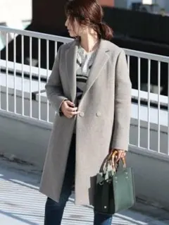 【美品】ビューティーアンドユースmantecoテーラーコート チェスターコート