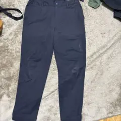 TIGORA ネイビー スリムフィットパンツ S/Mのサムネイル