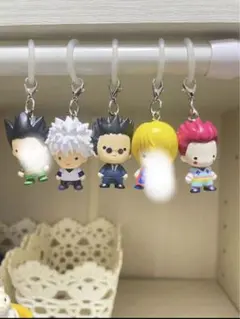 ハンターハンター めじるしアクセサリー ３体セット キルア レオリオ ヒソカ