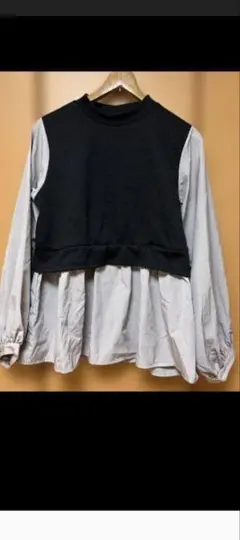 radaristaレイヤードデザイン 長袖トップス Lサイズ即購入OK