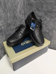 【新品】MoonStar GYMNO 24.5cm 黒 ビジネスシューズのサムネイル