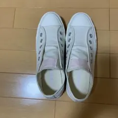 コンバース　スリッポン ぺールホワイト/ライトピンク