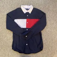 トミーヒルフィガー 長袖 綿シャツ チェック おまけ付き