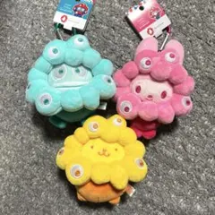 サンリオミャクミャク 推しカラー カラビナ ハンギョドン・マイメロ