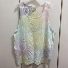 フルーツオブザルーム タイダイ タンク Uネック ノースリーブ M 多色 綿のサムネイル
