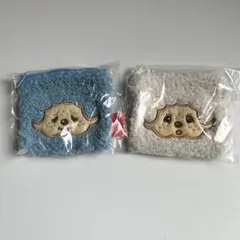 モンチッチ　もこもこスクエアポーチ　くすみカラーバージョン　2種　シープラ限定