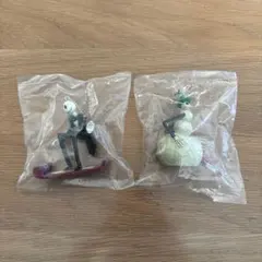ナイトメアービフォアクリスマス ジャック　キーホルダー　雪だるま　フィギュア