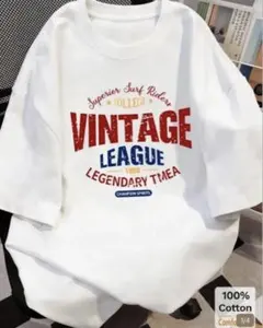 カレッジロゴ 半袖Tシャツ ホワイト XL