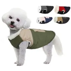Lサイズ 犬服 犬用コート ジャケット アウター 冬用ドッグウェア