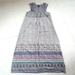 【夏物大セール】ジャーナルスタンダード ワンピース　パープル　コットン　花柄