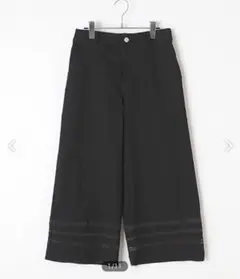 新品　インゲボルグ　パンツ　黒　ワイド　ピンクハウス 新品 インゲボルグ パンツ 黒 ワイド ピンクハウス 黒ワイド