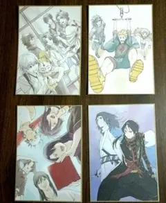 刀剣乱舞 特 花丸 雪月華 雪ノ巻 月ノ巻 華ノ巻 入場特典 色紙風かあどセット
