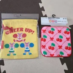 ウィグルウィグル　バースデイ　CHEER UP! 巾着　ハンカチ