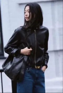 フェイクレザージャケット レザージャケット